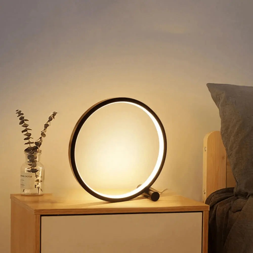 Garduru Glo Lamp - LED Minimalistische Dimmbar Runde Tischlampe