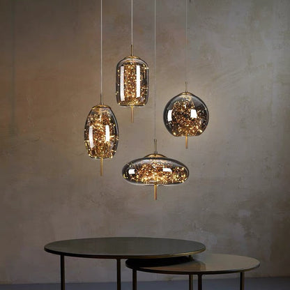 Pendelleuchte Glas Moderne LED Deckenleuchte