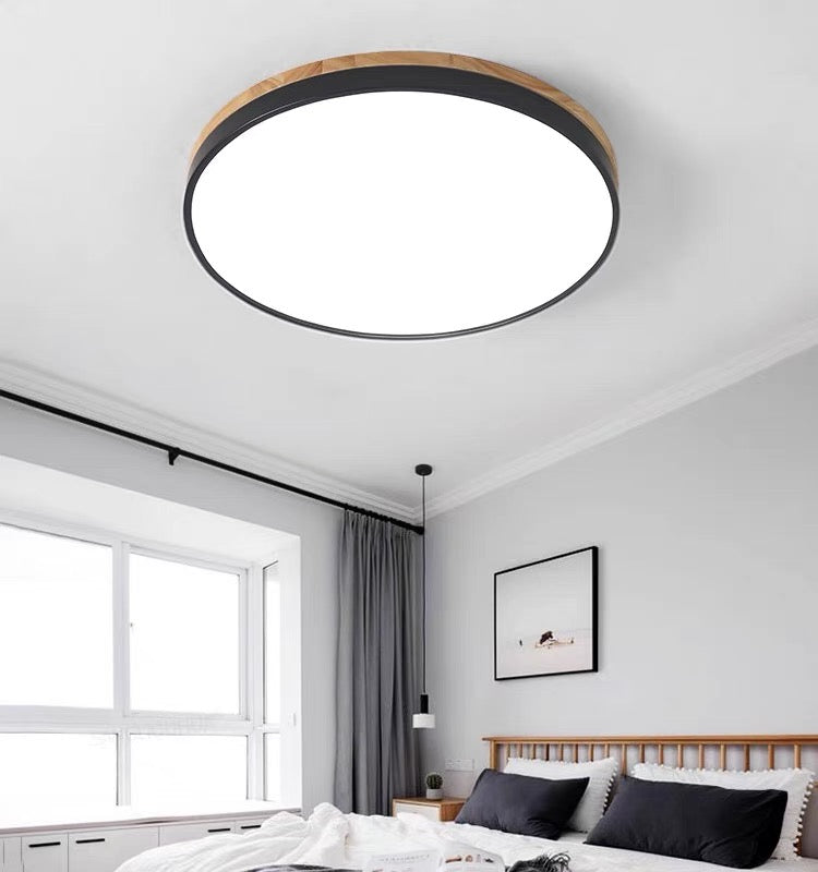 Deckenleuchte Modern Holz LED Aufbaustrahler