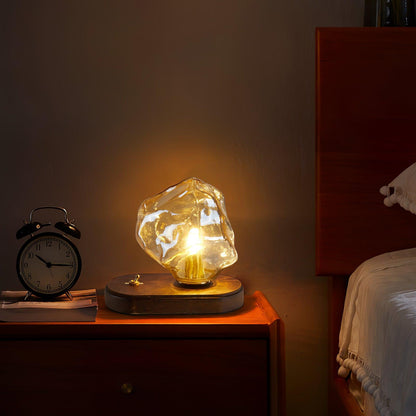 Icy Tischlampe – Elegantes Frostglas Design – Vielseitige Beleuchtung für jedes Zuhause