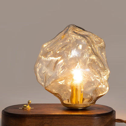 Icy Tischlampe – Elegantes Frostglas Design – Vielseitige Beleuchtung für jedes Zuhause