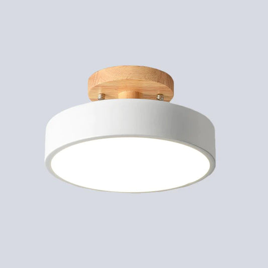 LED Deckenleuchte Holz Flush Mount Leuchte