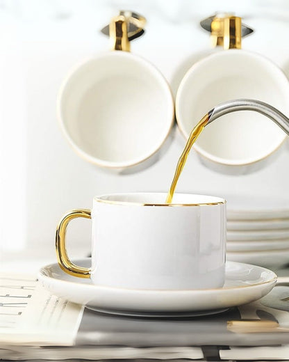 Zeitlose Eleganz – Luxuriöses Porzellan-Teeset mit Pariser Charme