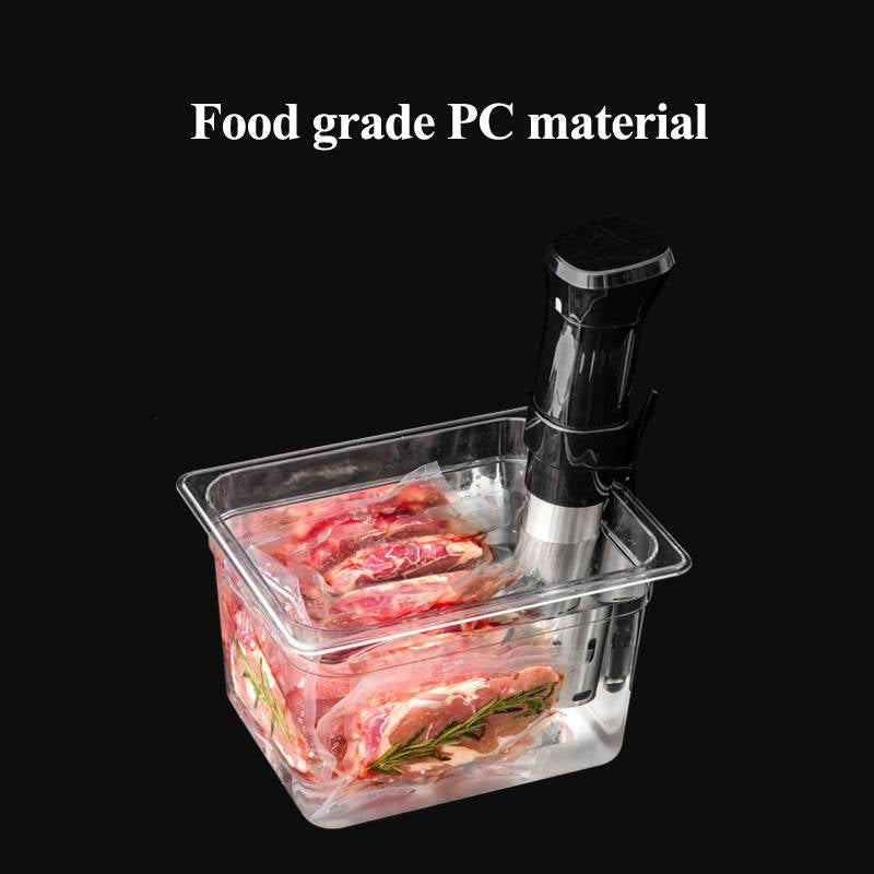 RoyaleGlow Sous Vide Behälter mit passendem Deckel und Waage