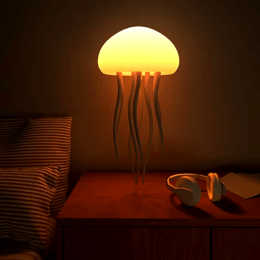 LED-Medusenlampe – Farbwechselnde RGB-Sprachgesteuerte Nachtlampe