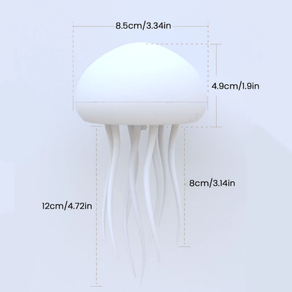 LED-Medusenlampe – Farbwechselnde RGB-Sprachgesteuerte Nachtlampe