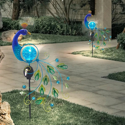 Garduru Gartenlaterne aus metall mit solarbetriebenem Licht