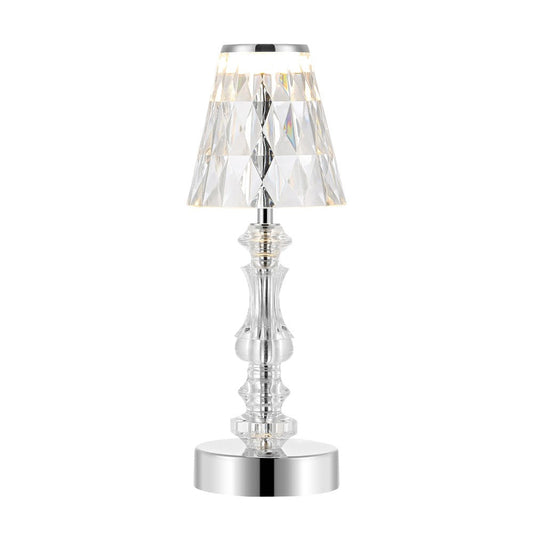 Elegante Kristall Tischlampe