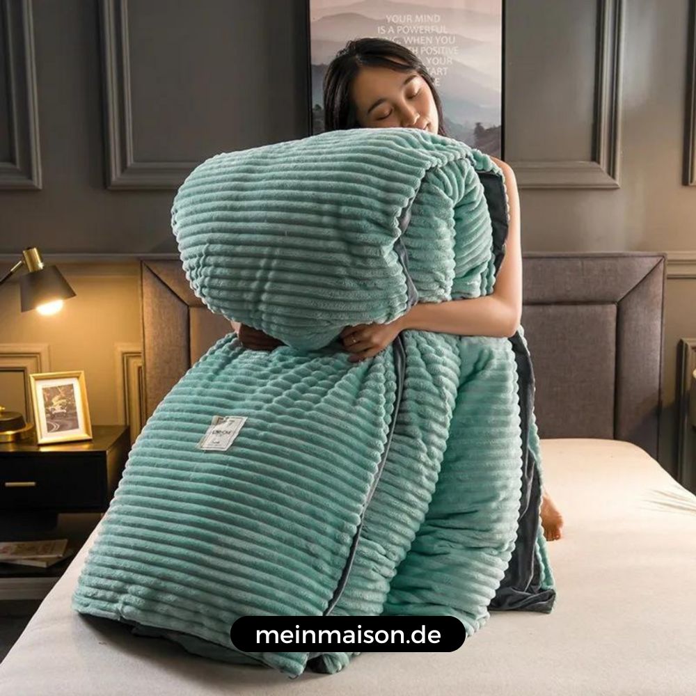 SweetDreams™ - Samt-Fleece-Bettdecke | Ultimativer Komfort