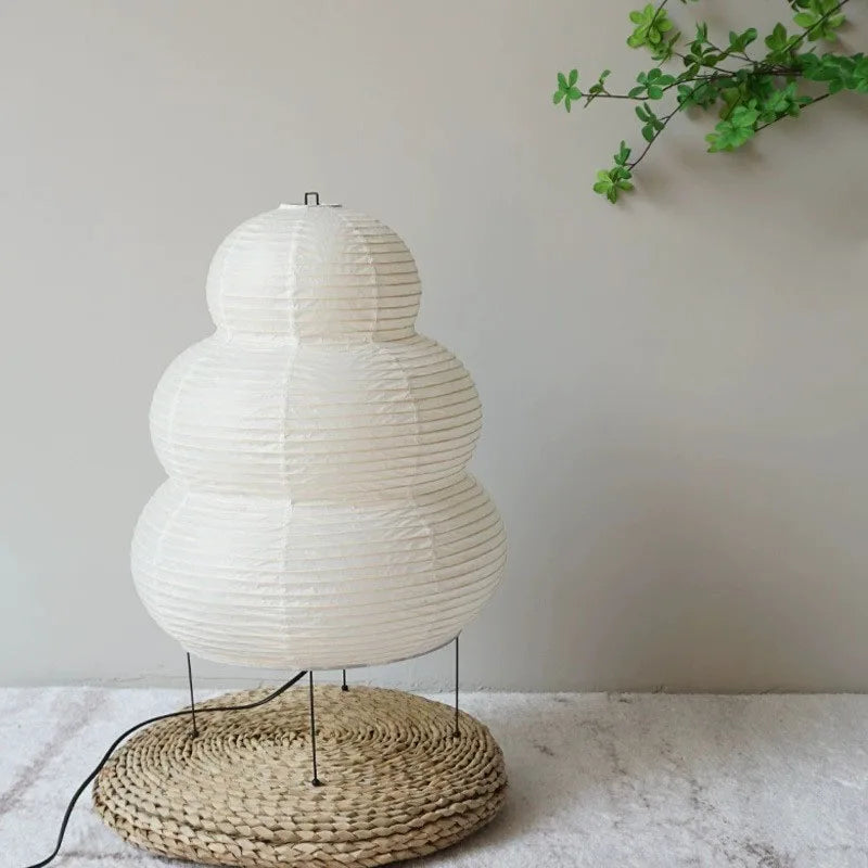 Japandi - Kimora Reispapier-Stehlampe