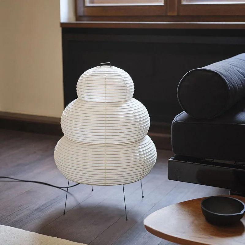 Japandi - Kimora Reispapier-Stehlampe
