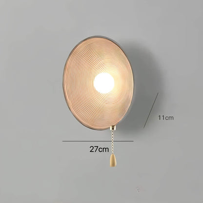 Bambus Zenlicht Wandleuchte im minimalistischen Design