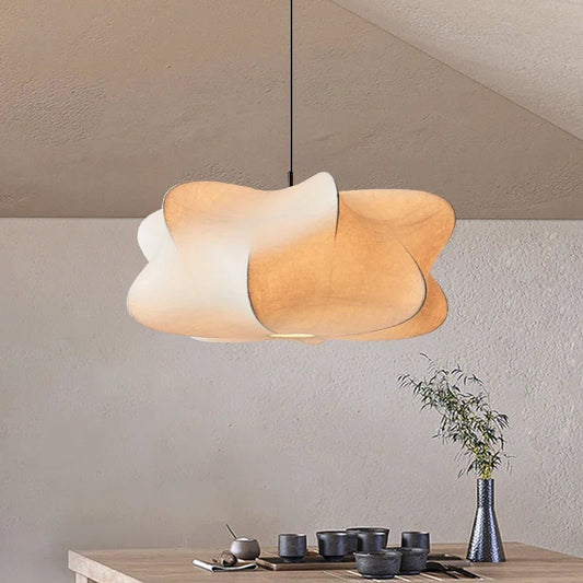 Deckenleuchte Seide Pendelleuchte moderner japanischer Stil