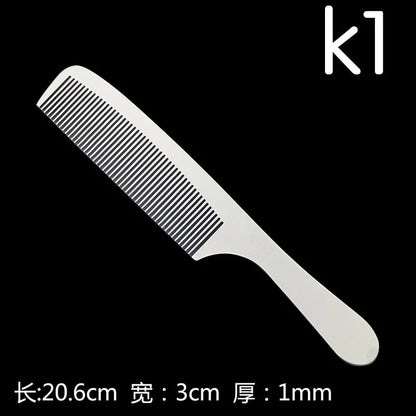 Stainless Steel Barber Kamm – Präzises Entwirren & Ergonomisches Design – Langlebig & Stilvoll