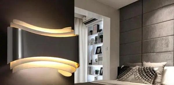 Garduru - Gebogene moderne Wandlampe mit LED