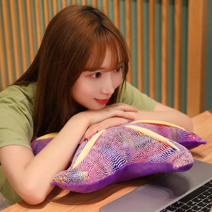 Bunte Seestern-Plüschfigur