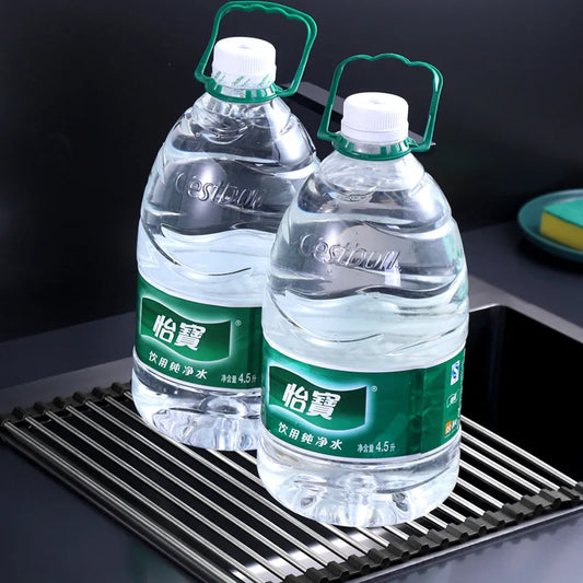 Abtropfgestell für die Küche aus Edelstahl – SinkRack – faltbar – für Pfannen und anderes Geschirr – Abtropfbrett