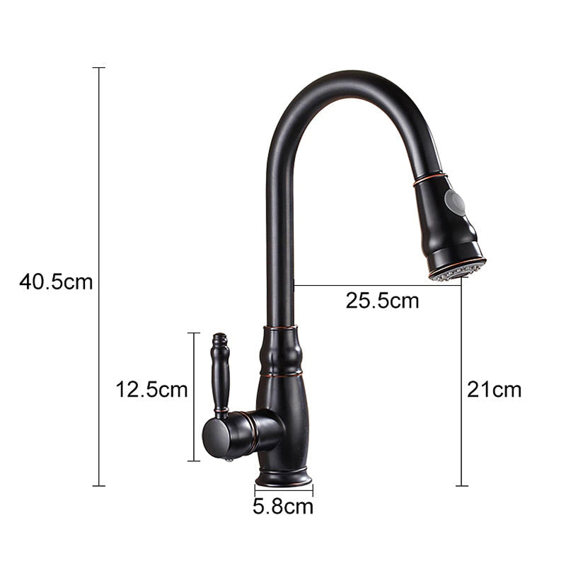 Einziehbarer Küchenwasserhahn