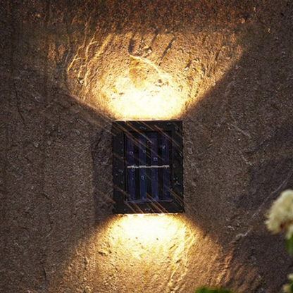 Drahtlose Wandleuchte Außen mit Dämmerungssensor | SolarGlow