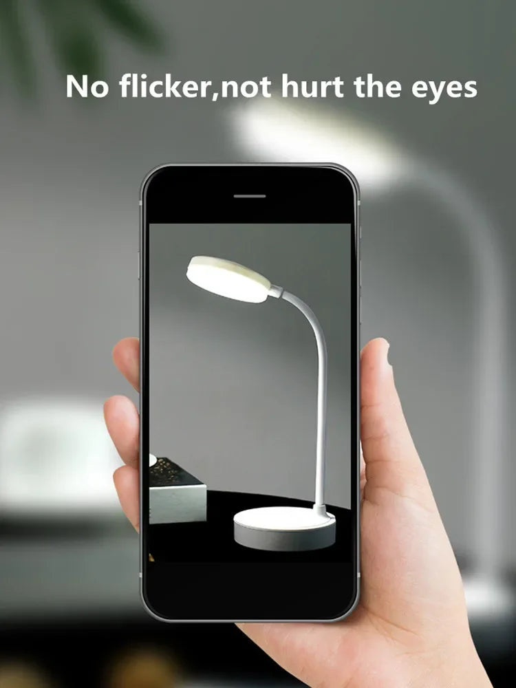GlintLight - Tragbare LED-Schreibtischlampe mit drahtloser Ladung