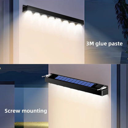 LumiGlow - Solar LED Wandleuchte