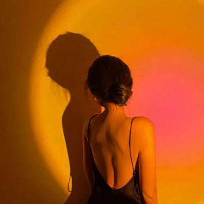 GlowDusk – Sonnenuntergang Lampe mit einstellbaren Farben und Winkel