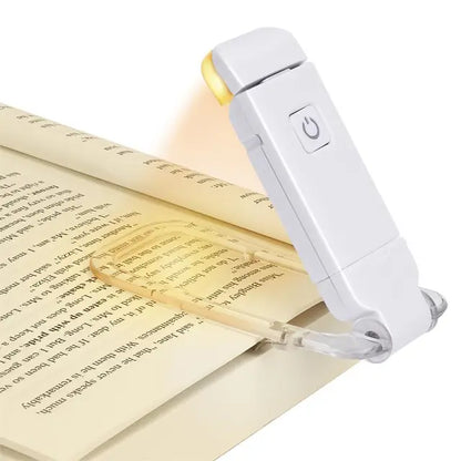 Garduru Wiederaufladbare LED-Buchlampe | Clip-On Lesezeichenlicht | LED-USB Buchlicht für Komfortables Lesen