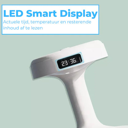 Ultraschall-Luftbefeuchter mit LED & Wassertropfen-Effekt – Leiser Aromadiffuser mit Display & Timer