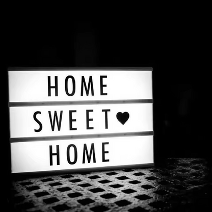 LED Cinema Light Box | DIY Nachrichtenbrett mit Buchstaben