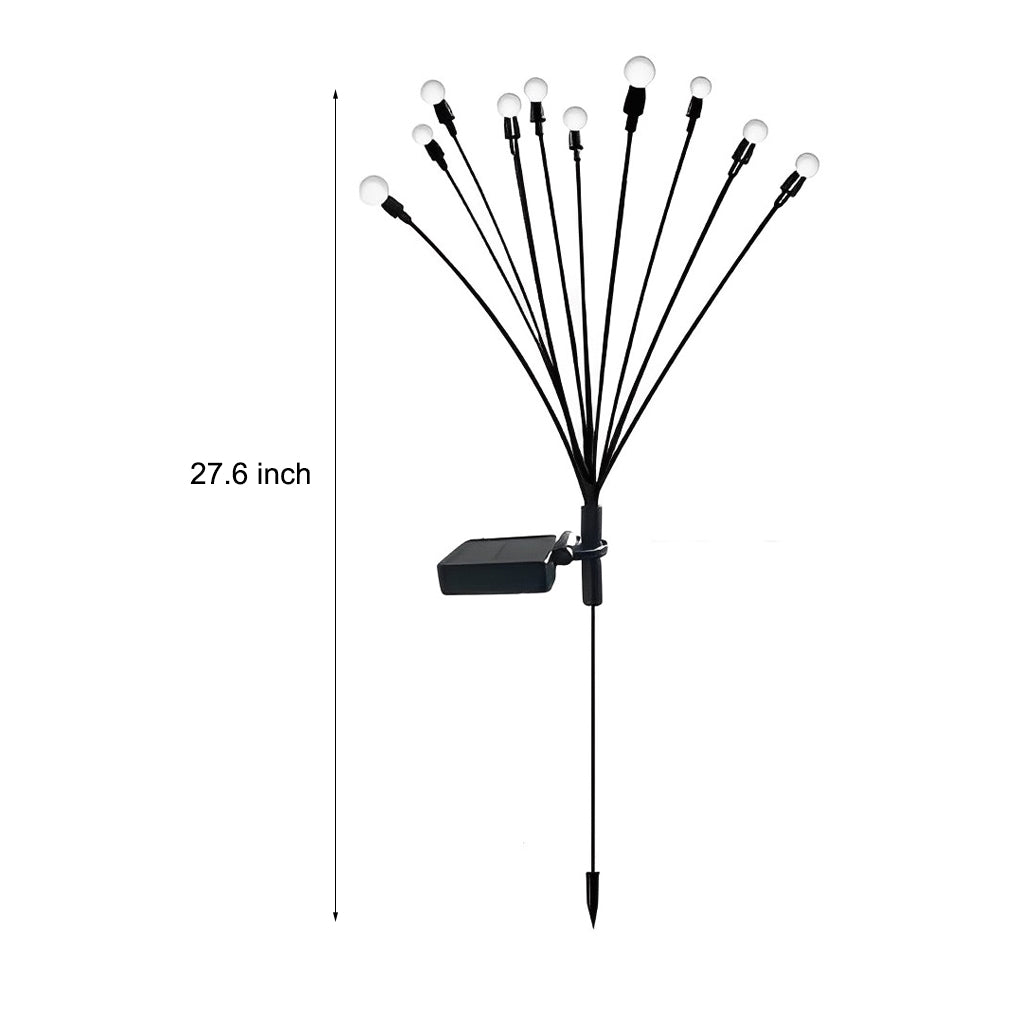 Solar-Gartenlichter Wasserdicht LED Glühwürmchen Spitzen