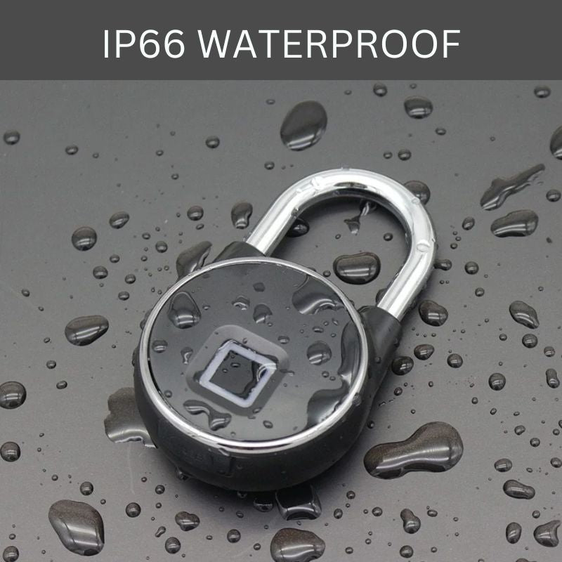 Smart Fingerprint Vorhängeschloss mit Bluetooth-Zugang