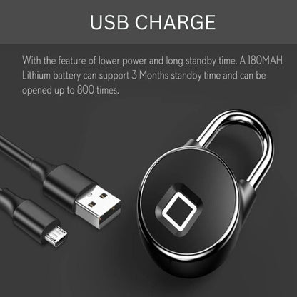 Smart Fingerprint Vorhängeschloss mit Bluetooth-Zugang