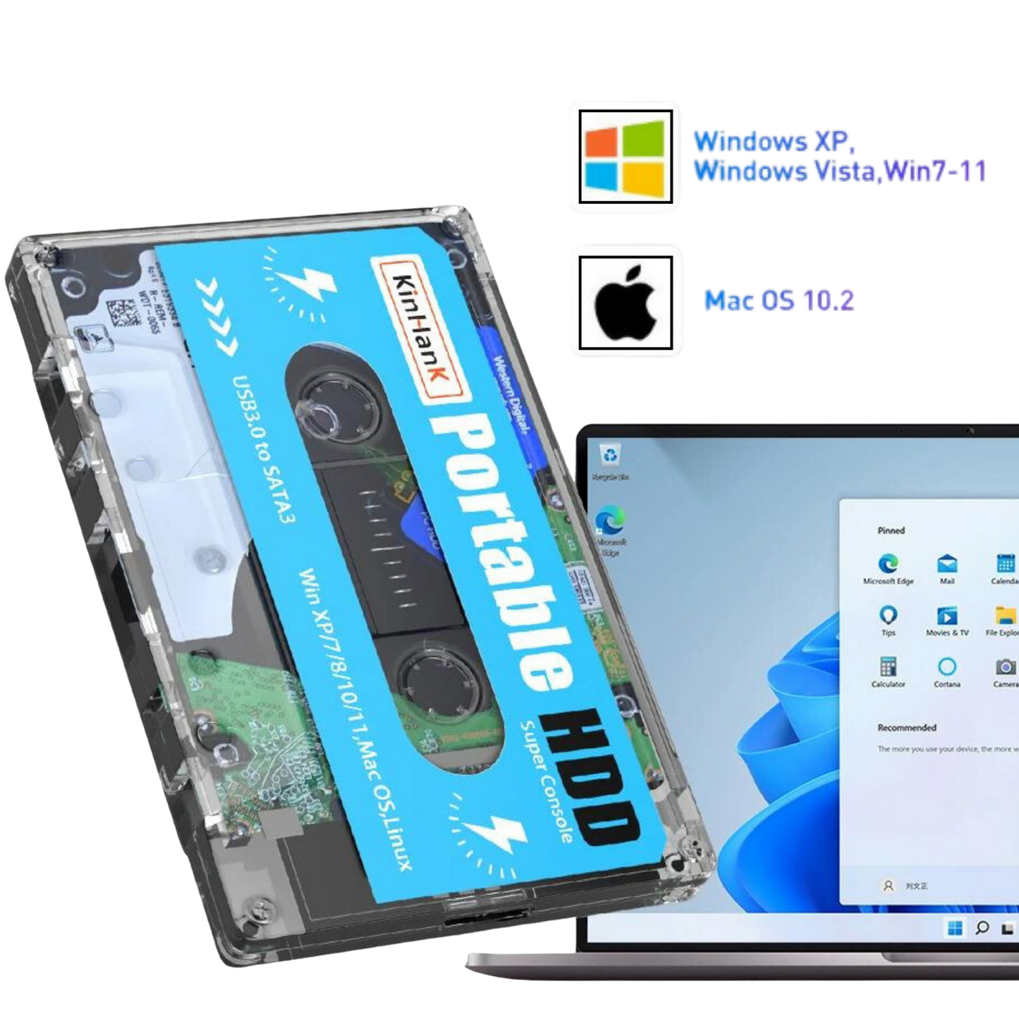 Retro-Spielekassette - 110.000+ vorinstallierte klassische Spiele