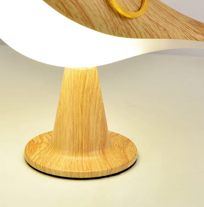 Garduru LED Tischlampe aus Holz mit Vogel-Design – Eleganz und Funktionalität