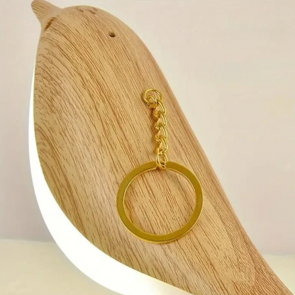 Garduru LED Tischlampe aus Holz mit Vogel-Design – Eleganz und Funktionalität