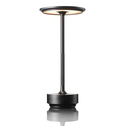 Tischlampe gold Metall kabellos LED Licht