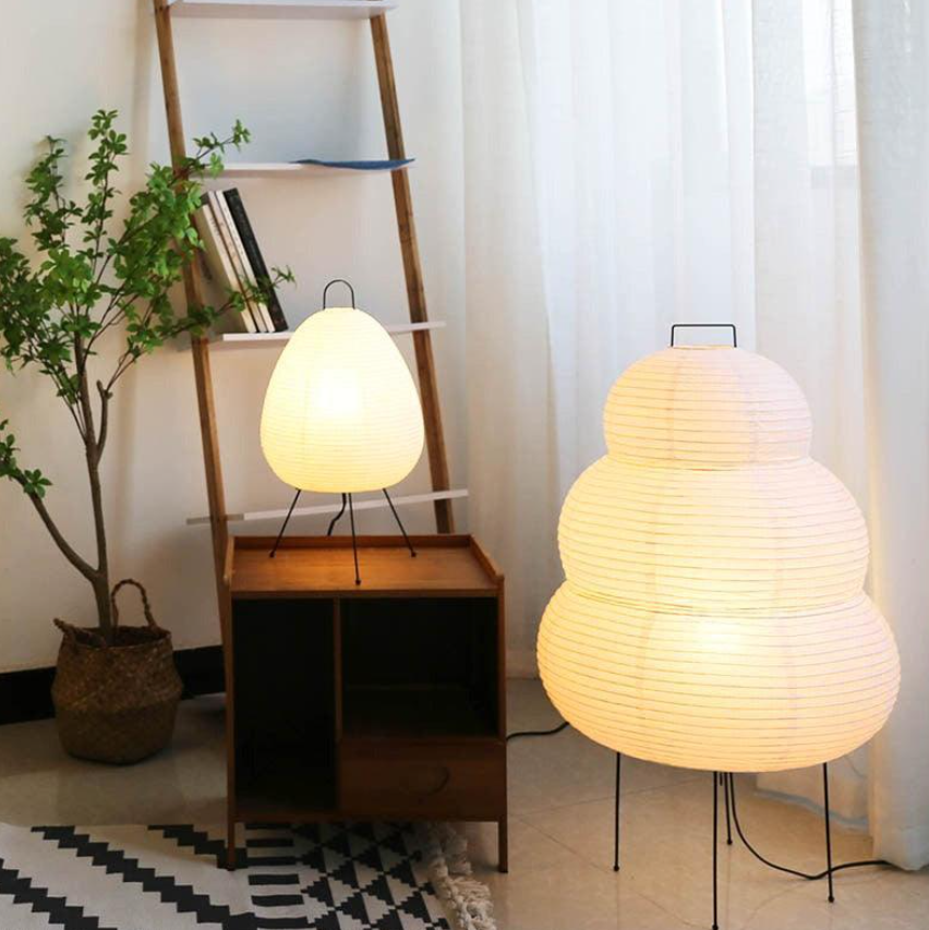 Garduru Papier Japanischer Stil Lampe – Minimalistische Eleganz und Beruhigendes Licht