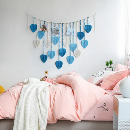 Blatt-Themen Makramee Wanddekoration