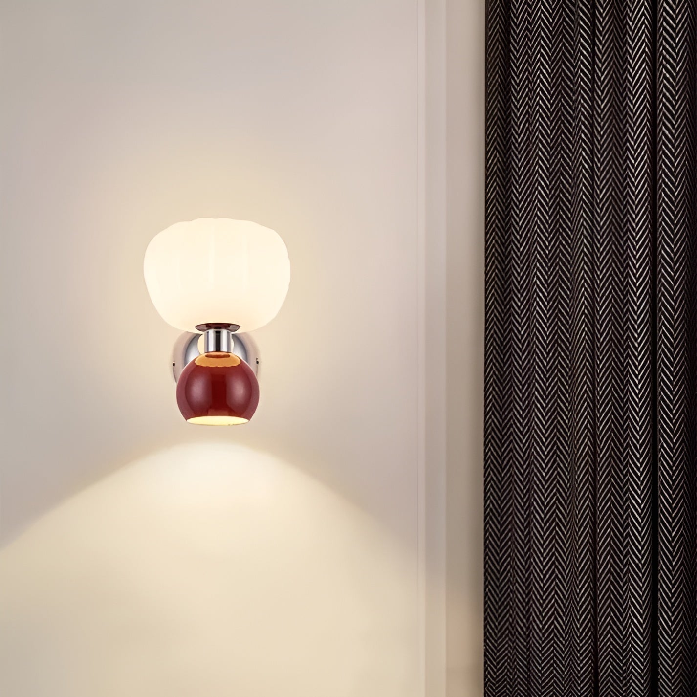 Garduru Light – Moderne Kürbis-Stil LED-Wandleuchte