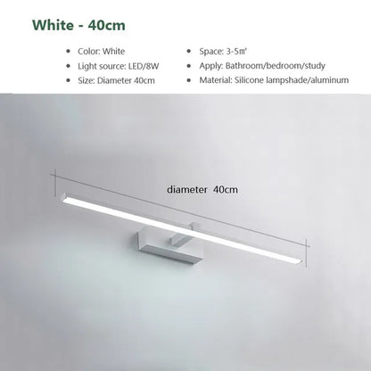 Luminova LED Spiegellicht - Badezimmer Wandleuchte wasserdicht