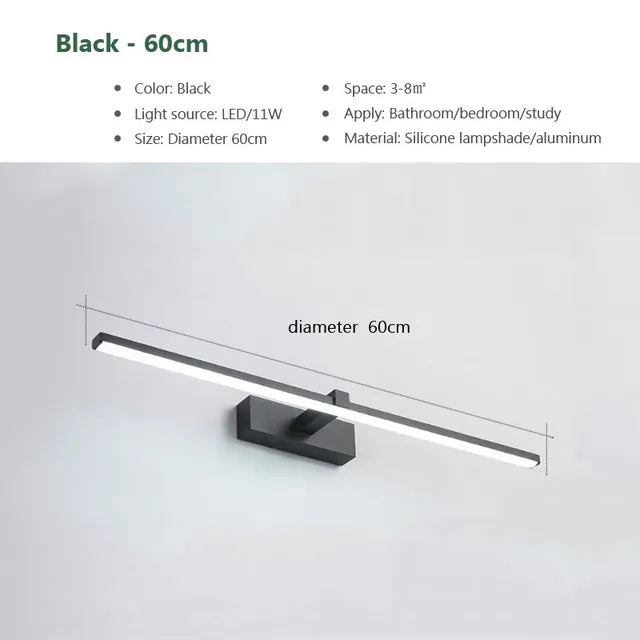 Luminova LED Spiegellicht - Badezimmer Wandleuchte wasserdicht