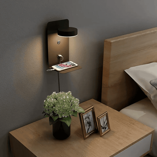 Elegante Nachttischlampe Schlafzimmer | GlowLuxury