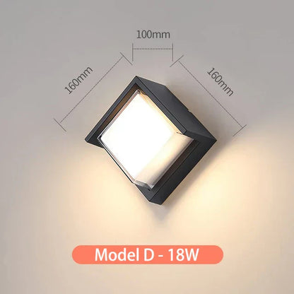 Garduru LED-Wandlampe mit Bewegungsmelder – Wetterfest und Energiesparend