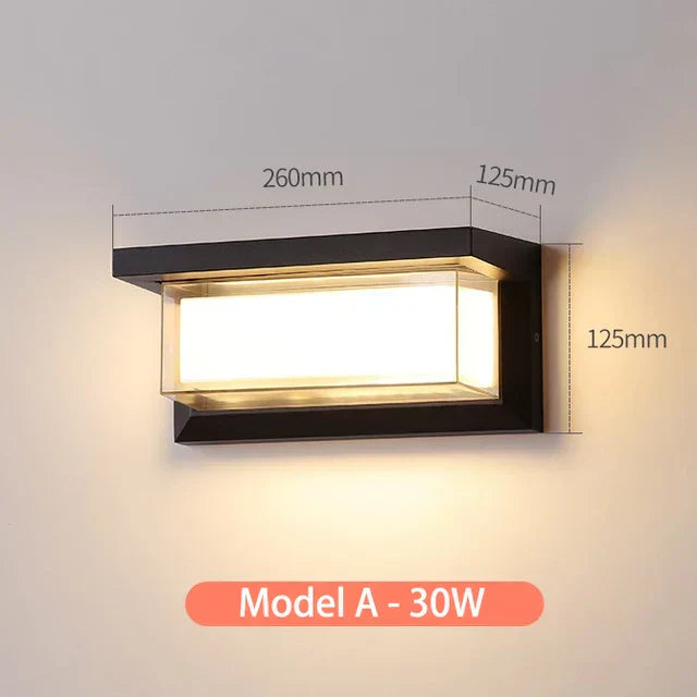Garduru LED-Wandlampe mit Bewegungsmelder – Wetterfest und Energiesparend