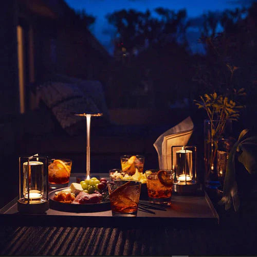 Tischlampe Gold Kabelloses LED für den Innenbereich