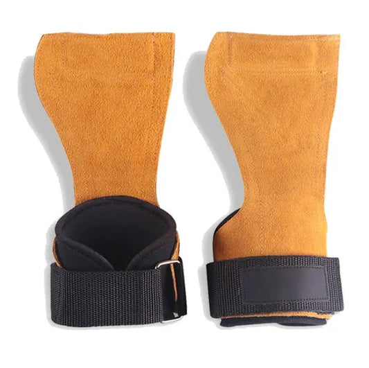 LiftGuard - Handschutz aus echtem Leder für Crossfit und Krafttraining - Beige