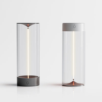 LumiRay – Moderne Tischlampe mit bezauberndem zylindrischem Lichtdesign
