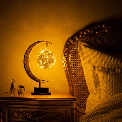 Tischlampe LED Mondlicht für Schlafzimmer