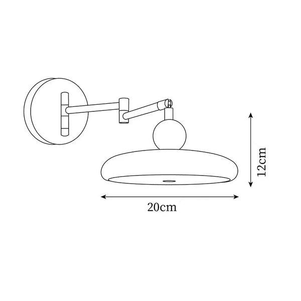 Serenity – Wandleuchte für das Schlafzimmer