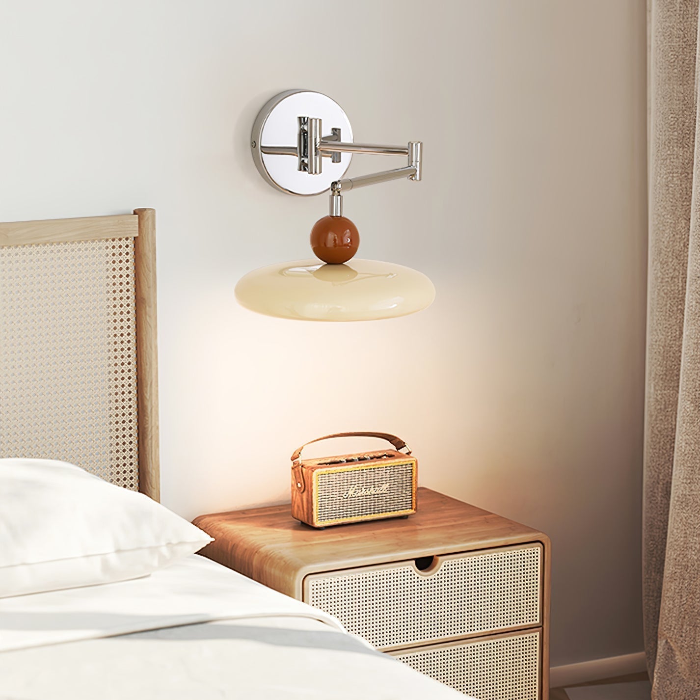 Wandlampe Swing Arm Lola - Moderne Applique mit verstellbarem Arm und integrierter LED